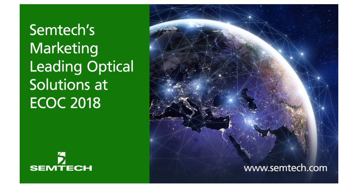 Semtech Exhibits Optical Networking Solutions for NextGeneration