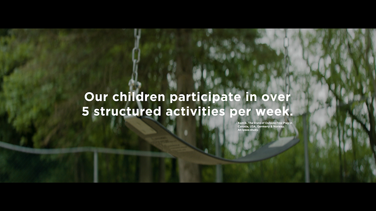 Children spend half the time playing outside in comparison to their parents  – Child in the City