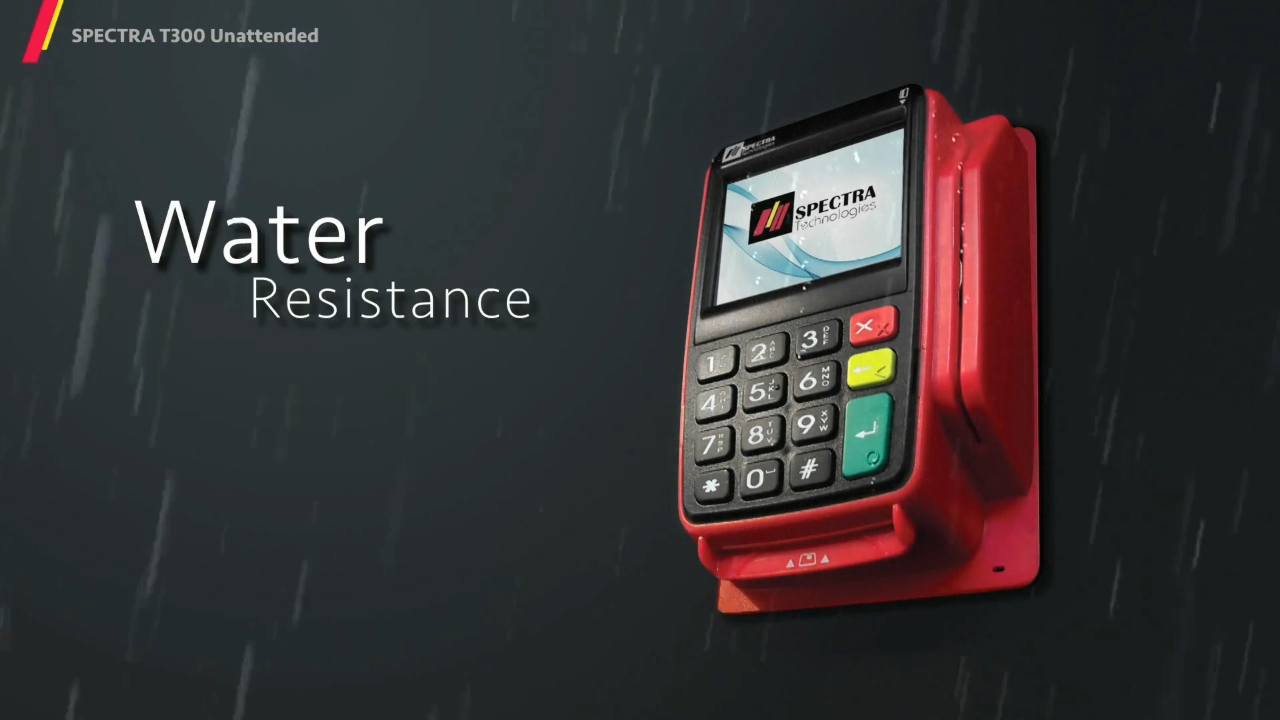 SPECTRA Technologies’ T300 Unattended Payment Solution for your business