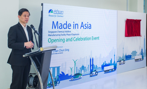 Afton Chemical Corporation – Singapore Chemical Additive Manufacturing Facility Phase II Expansion (Photo: Business Wire)