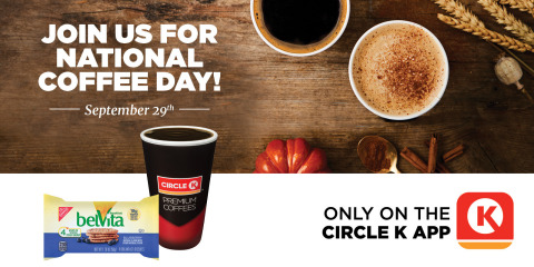 Join Circle K for National Coffee Day! (Graphic: Business Wire)