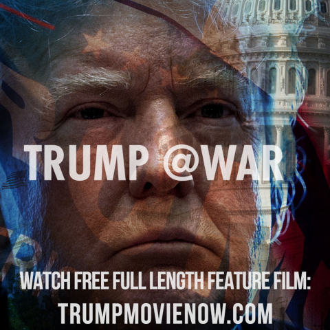 ノーカットの長編映画を無料で視聴：trumpmovienow.com（写真：ビジネスワイヤ）