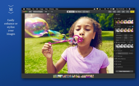 As a native extension, Motif users can edit, enhance, and stylize all imagery within Apple Photos  (Photo: Business Wire)