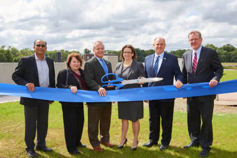 New Jersey American Water celebrated the completion of its $37 million flood protection project at i ... 
