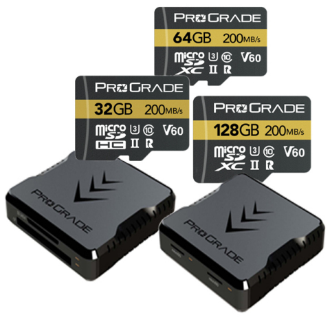 ProGrade Digital announces professional line of microSDXC™ V60 memory cards, adds two new USB 3.1, Gen. 2 card readers: microSD™ Dual-Slot Card Reader, CompactFlash™ & SD™ Dual-Slot Card Reader (Photo: Business Wire)