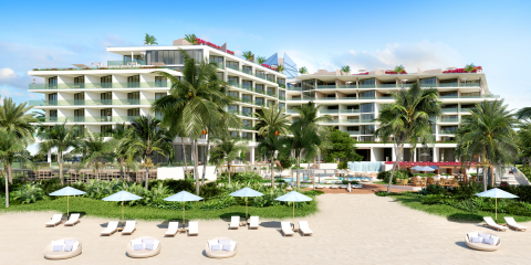 Exterior view of Andaz Turks & Caicos at Grace Bay. (Photo: Business Wire)