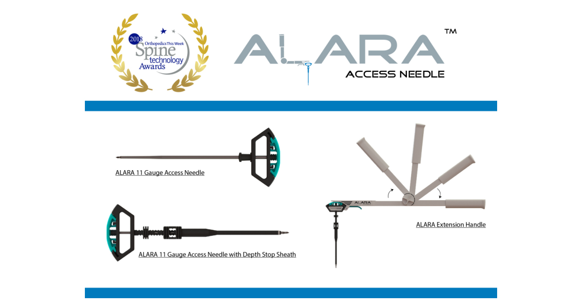SurGenTec’s ALARA™ Access Needle Awarded Best Spine Technology for 2018
