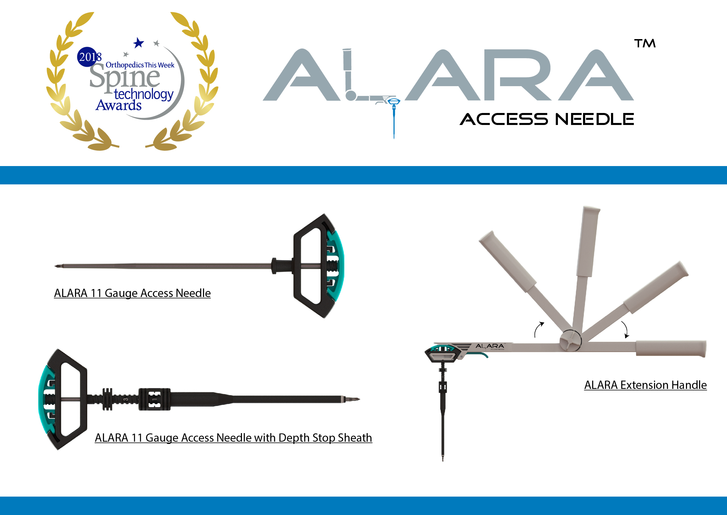 Surgentec S Alara Access Needle Awarded Best Spine Technology For 2018 Business Wire