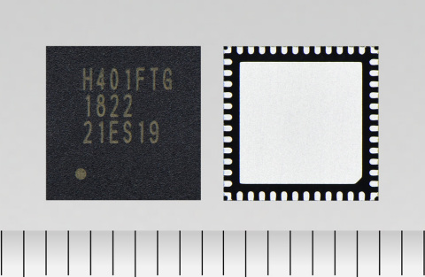 Toshiba: An integrated dual H-bridge DC brushed motor driver IC "TB67H401FTG" that includes an output current limiter function. (Photo: Business Wire)