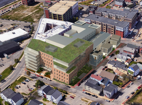 3-D rendering of proposed Vets First Choice new headquarters in downtown Portland, Maine. The company has received approval from the city to begin construction. (Graphic: Business Wire)