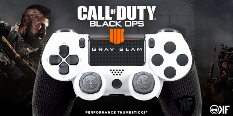 KontrolFreek announces KontrolFreek Call of Duty: Black Ops 4 Grav Slam Performance Thumbsticks, which were developed in partnership with Activision and Treyarch Studios. (Photo: Business Wire)