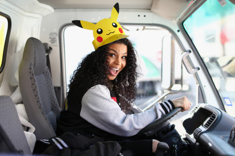 Multi-platinum recording artist, actress, and self-proclaimed Pokémon fan Jordin Sparks joined Nintendo in Los Angeles on Sept. 29, 2018, to kick off a nationwide tour celebrating the launch of the Pokémon: Let’s Go, Pikachu! and Pokémon: Let’s Go, Eevee! games. The games launch exclusively for the Nintendo Switch system on Nov. 16. The immersive Poké Ball Plus controller that can be used to play the games also hit stores the same day. (Photo: Business Wire)