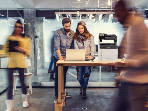 Xerox ConnectKey technology links the physical and digital worlds and transforms traditional printing devices into intelligent, connected workplace assistants that address the needs of the modern workplace. (Photo: Business Wire)