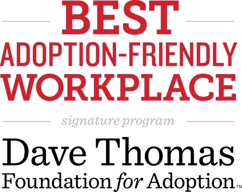 Dorsey & Whitney has been recognized again as a top 100 Adoption-Friendly Workplace by the Dave Thomas Foundation for Adoption, America’s only nonprofit public charity dedicated to finding homes for children in foster care. (Logo: Dave Thomas Foundation)