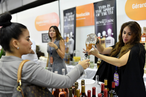 A drink is served at Southern Glazer's Wine & Spirits of New York Trade Tasting presented by Beverage Media Group, during the Food Network & Cooking Channel New York City Wine & Food Festival presented by Coca-Cola at Pier 94 on October 13, 2017 in New York City. (Photo by Mike Coppola/Getty Images for NYCWFF)