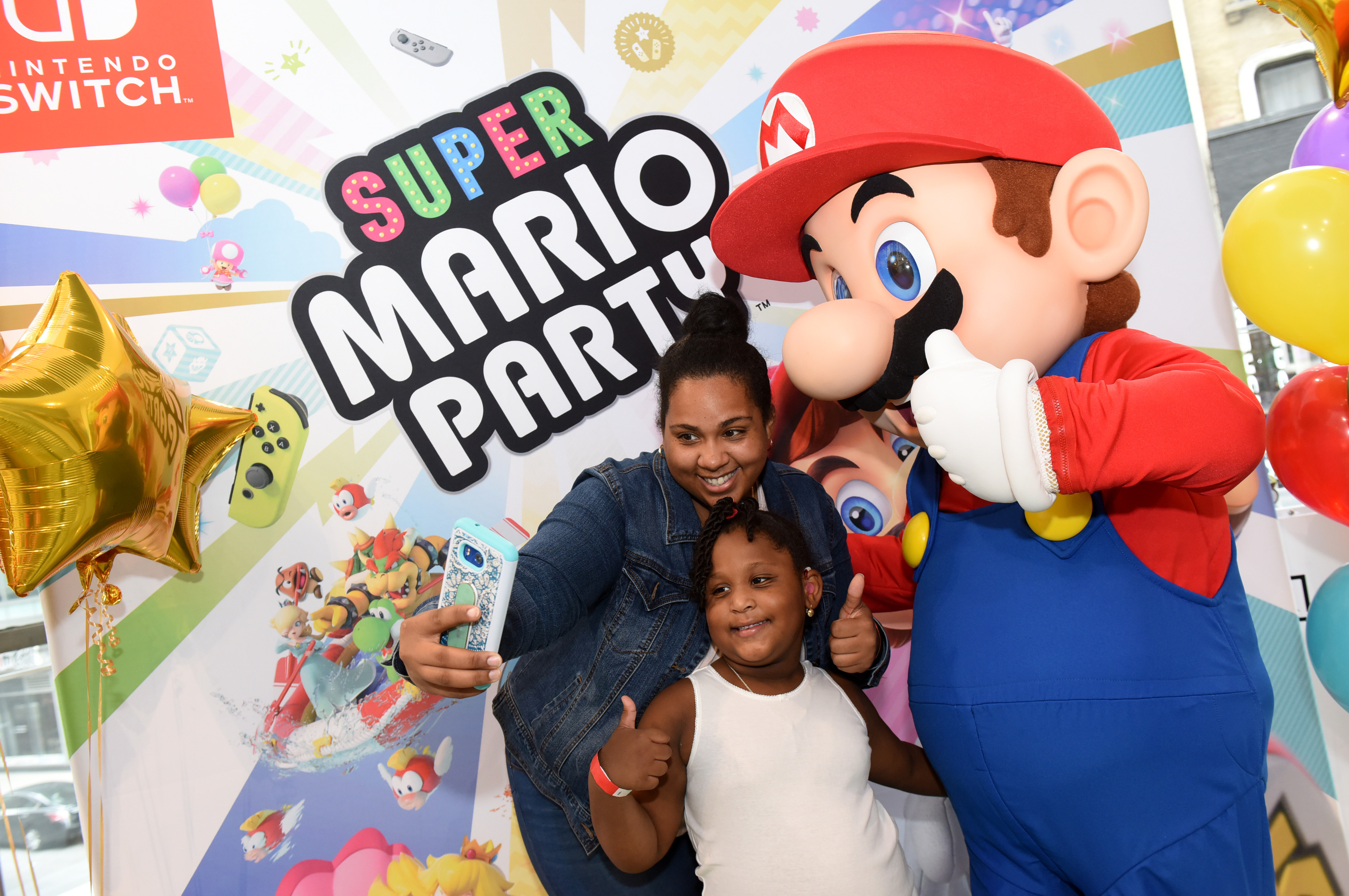 Photos of the Super Mario Party and Luigi's Mansion Launch Event at Nintendo  NY Store Are Available on Business Wire's Website and the Associated Press  Photo Network