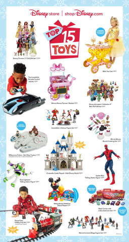 Disney store | shopDisney Top 15 Holiday Toys (Photo: Business Wire)
