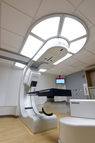 With the smallest footprint, Mevion systems enable integration into a dense hospital campus. (Photo: Business Wire)