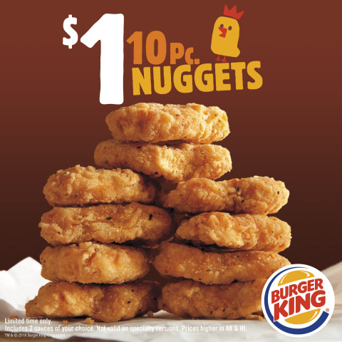 BURGER KING® Restaurants Serves Its Guests the Best Chicken Nuggets Deal Yet (Photo: Business Wire)