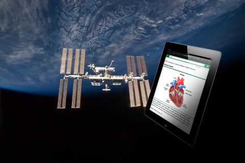NASA is piloting the use of UpToDate on board the International Space Station.