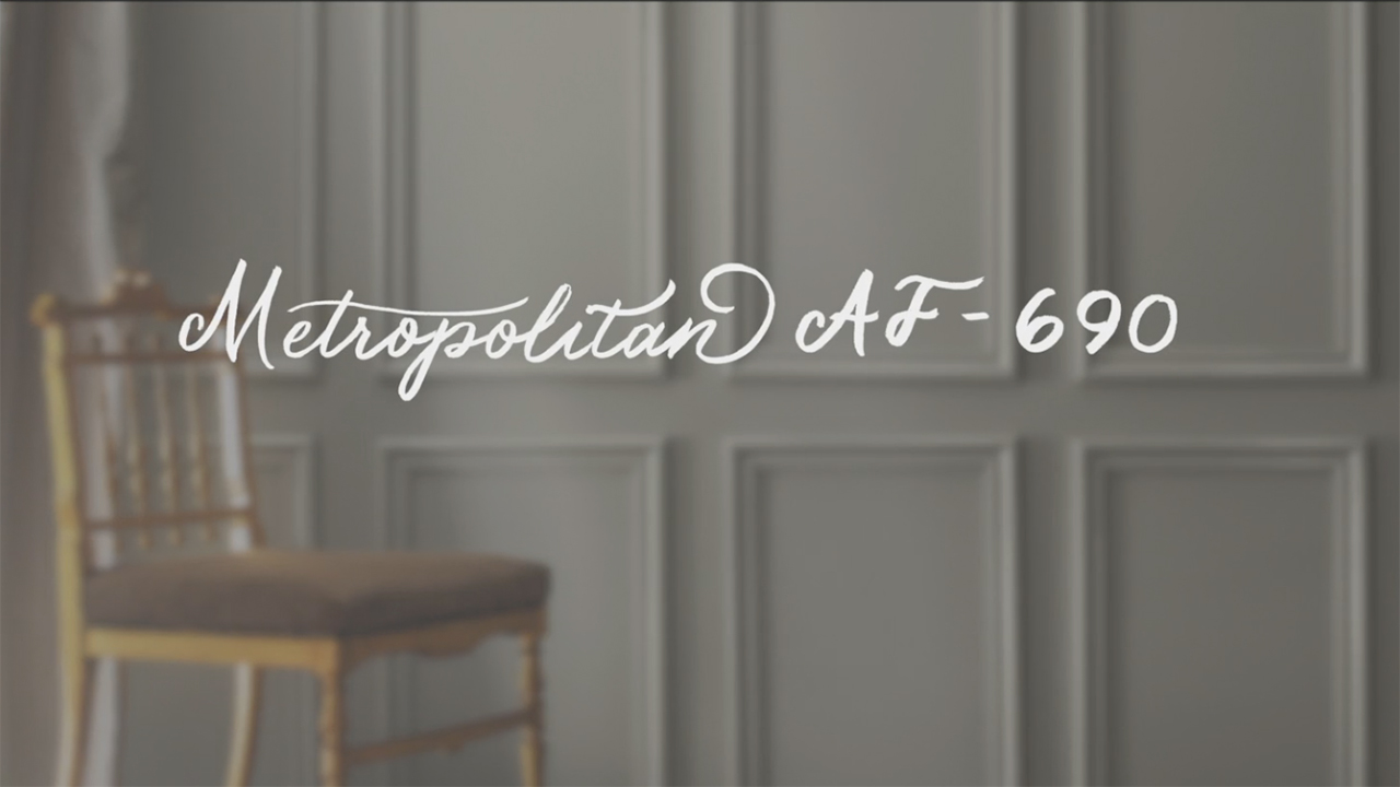 Benjamin Moore, North America's favorite paint, color and coatings brand, declares Metropolitan AF-690, a stylish gray with cool undertones, its highly anticipated Color of the Year 2019 