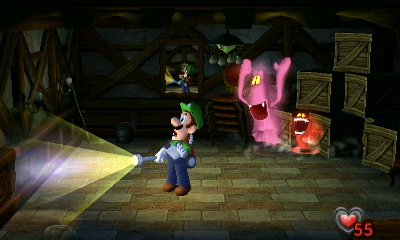 Time to suck those suckers up because Luigi is back in the first portable version of this spooky classic. (Graphic: Business Wire)