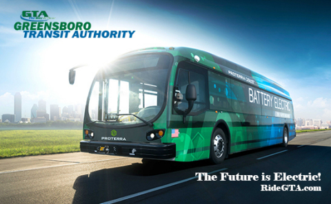 Starting November 2018, electric Proterra buses will replace vehicles in the 43-bus fleet. (Photo: Business Wire)