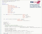 FINCAD F3 Python Trade Script for a TARN (Photo: Business Wire)