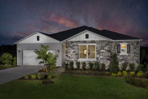 New KB homes now available in Clermont. (Photo: Business Wire)