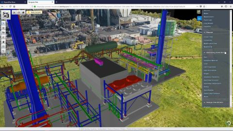 PlantSight brings together data from multiple 3D models including reality meshes in one portal view, allowing rapid access to information that has previously been inaccessible.