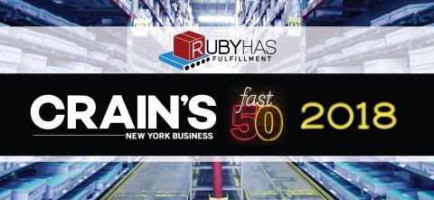 Ruby Has Fulfillment honored by Crain's New York Business (Graphic: Business Wire)