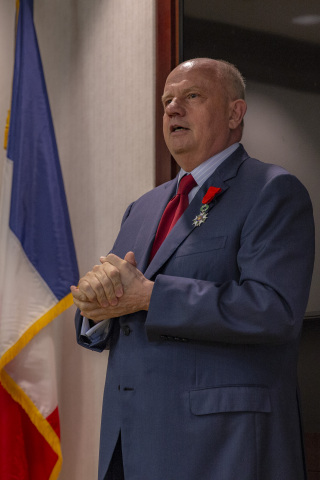 Martin Richenhagen, Chairman, President and Chief Executive Officer of AGCO Corporation, has been named a Chevalier (Knight) of the Légion d'Honneur (Legion of Honor) by the government of France during a recent ceremony in Duluth, Georgia, USA. (Photo: Business Wire)