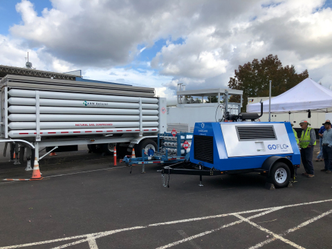 Onboard Dynamics&rsquo; GoFlo&reg; CNG80 operating at NW Natural&rsquo;s Sherwood, Oregon service center. (Photo: Bu ... 