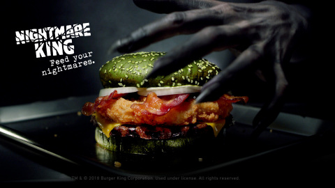 The Burger King® Brand Creates a Halloween Sandwich Clinically Proven to Induce Nightmares (Photo: Business Wire)