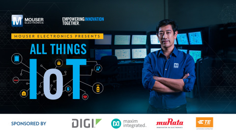 Global distributor Mouser Electronics and engineer spokesperson Grant Imahara team up to launch All Things IoT, the latest series in Mouser's Empowering Innovation Together program. The new series kicks off with Imahara's visit to the HPE IoT Innovation Lab in Houston to learn how the Internet of Things is impacting our workplaces and cities. To learn more, visit www.mouser.com/empowering-innovation/all-things-iot. (Photo: Business Wire)