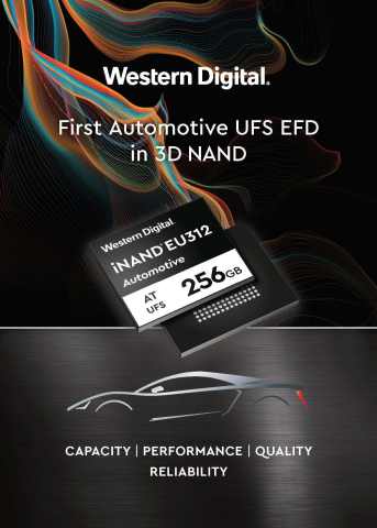 Western Digital - Industry's First Automotive UFS EFD in 3D NAND (Graphic: Business Wire)