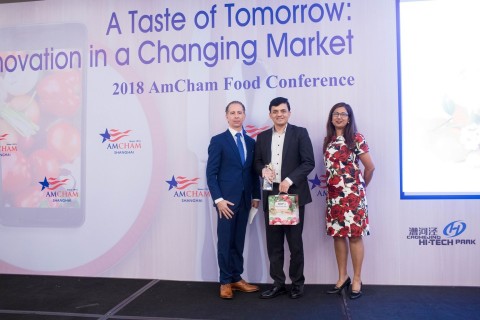 Best Food Tech Award Winner: D&ouml;hler (holding large-format aseptic bag-in-box package with The Answer ... 