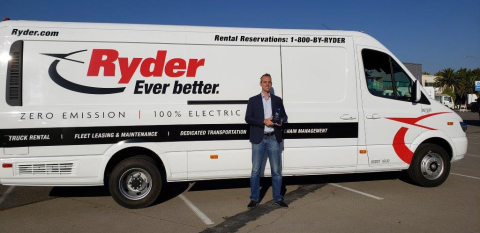 Chris Nordh, Ryder Sr. Dir. of Advanced Vehicle Technologies & Energy Products, accepts Green Fleet  ... 