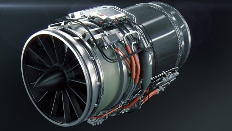 「アフィニティ」という名称は、GEが商用超音速航空機の推進システムを変革すべく、このエンジンクラスで商用・非民間・ビジネス航空機の航空推進技術を調和の取れた方法で組み合わせていることを表すために選ばれました。（写真：ビジネスワイヤ）