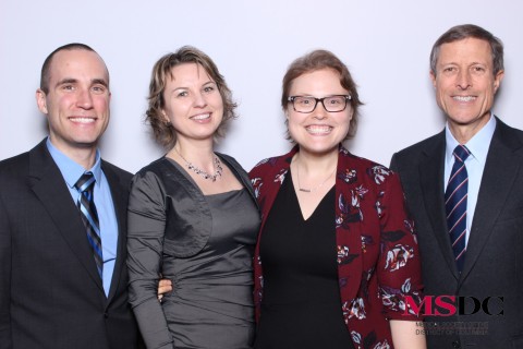 The Physicians Committee's Stephen Neabore, M.D., Hana Kahleova, M.D., Ph.D., Kimberly Holder, and Neal Barnard, M.D., F.A.C.C. (Photo: Business Wire)