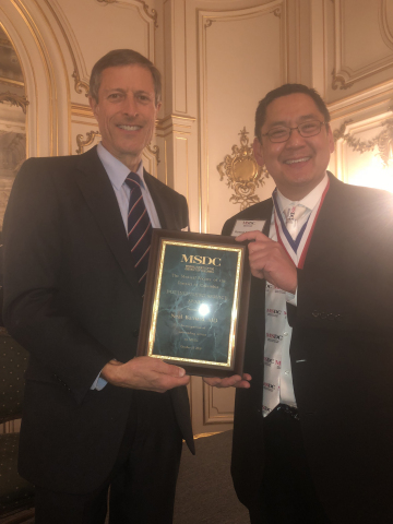 Neal Barnard, M.D., F.A.C.C. receives Distinguished Service Award (Photo: Business Wire)