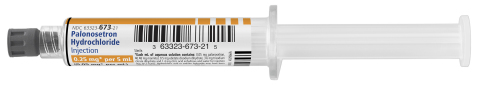 A Palonosetron Hydrochloride prefilled syringe is now available from Fresenius Kabi. It is the lates ... 