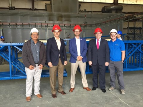 Hannibal Industries' COO, Reed Reynolds (pictured above, center) with Senator Cruz's Representatives ... 
