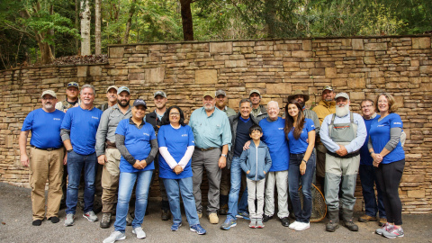 Winners of this year&rsquo;s &ldquo;Save lives and fish with the President&rdquo; competition. (Photo: Business Wire)