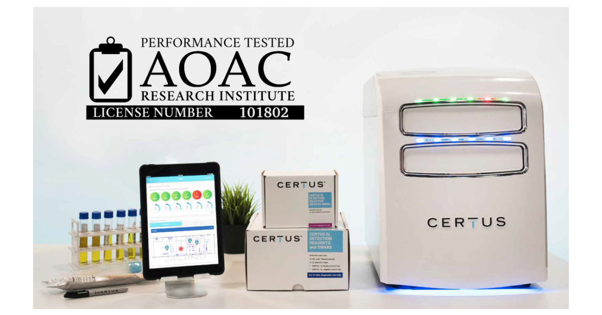 CERTUS System for Rapid Pathogen Detection Receives AOAC ...