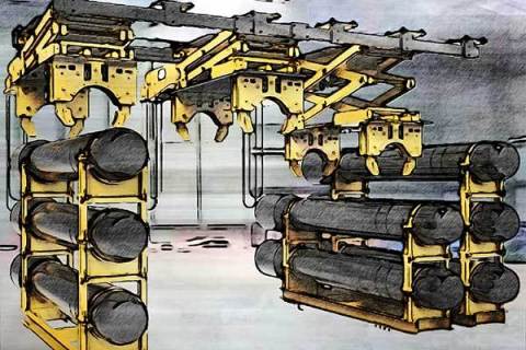Torpedo handling system - &copy; CNIM