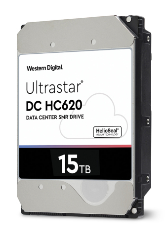 Western Digital 15TB Ultrastar DC HC620 host-managed SMR Hard Disk Drive (Photo: Business Wire)