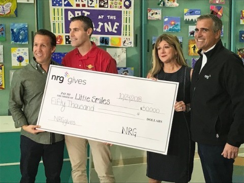 (From L-R): Jeff Haas, Little Smiles Philadelphia Board Member; Steve Grandizio, Co-Founder, Little  ... 