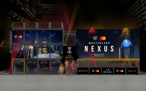 The Mastercard Nexus is a pop-up experience for League of Legends fans attending the World Championship. (Photo: Business Wire)