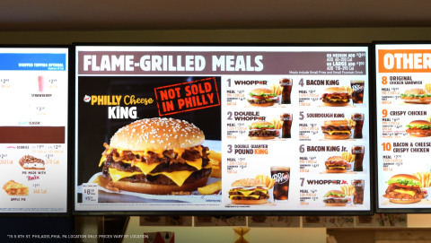 BURGER KING® Launches the PHILLY CHEESE KING® Nationwide Except at One Restaurant in Philadelphia (Photo: Business Wire)